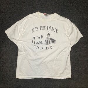 Church religion Jesus “it’s the place to be” shirt size xl